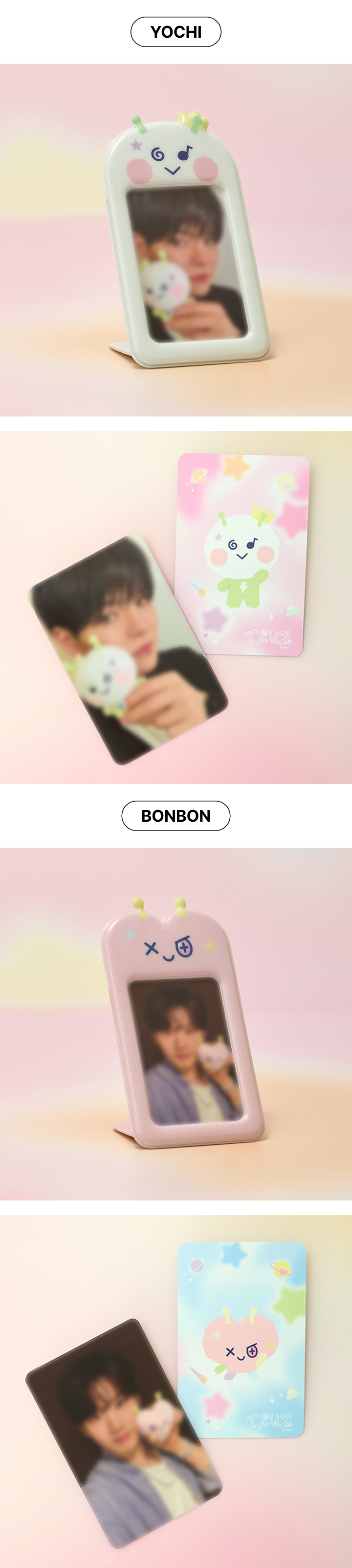 TRUZ PLANET PVC PHOTOCARD HOLDER STAND 3 detail