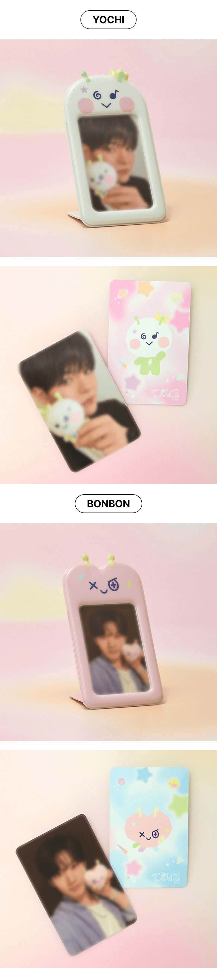 TRUZ PLANET PVC PHOTOCARD HOLDER STAND 3 detail