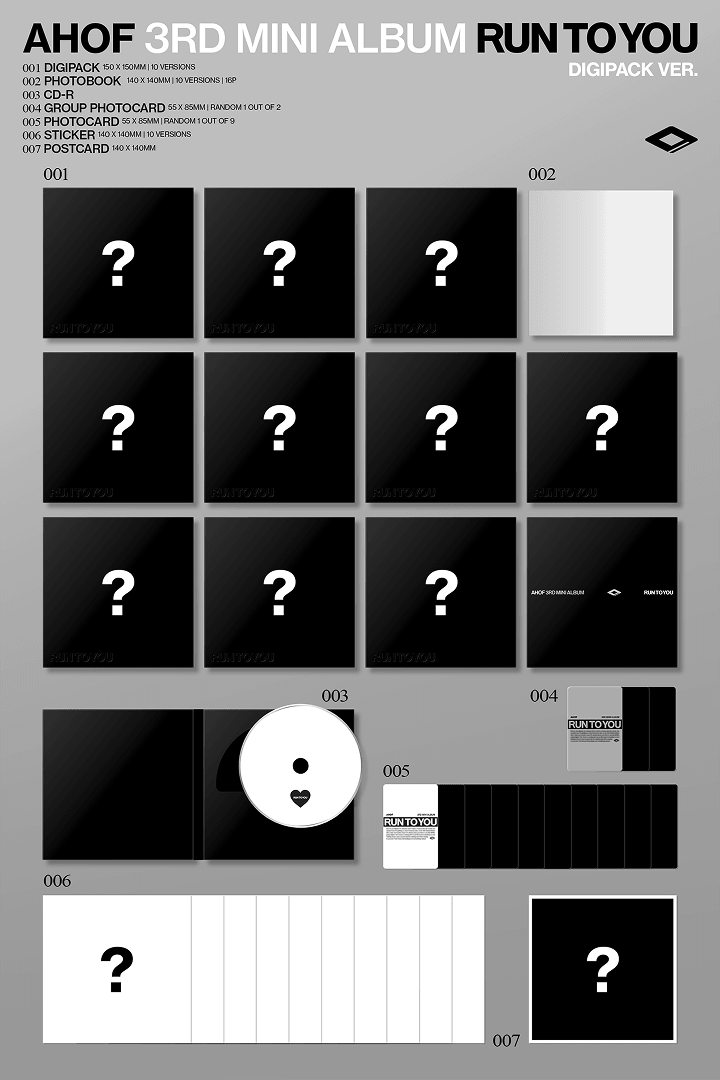 3rd Mini Album [RUN TO YOU] (DIGIPACK Ver.) (Random) 0 detail