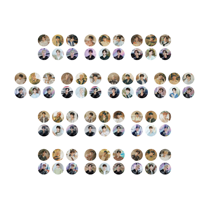 [SEVENTEEN CAFE 2025 ～TIME TOGETHER～] 缶バッジ（ランダム6種）