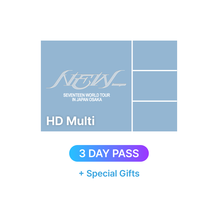 SEVENTEEN | (Osaka 3 DAY PASS) HD Multi-view 4 + Special Gifts