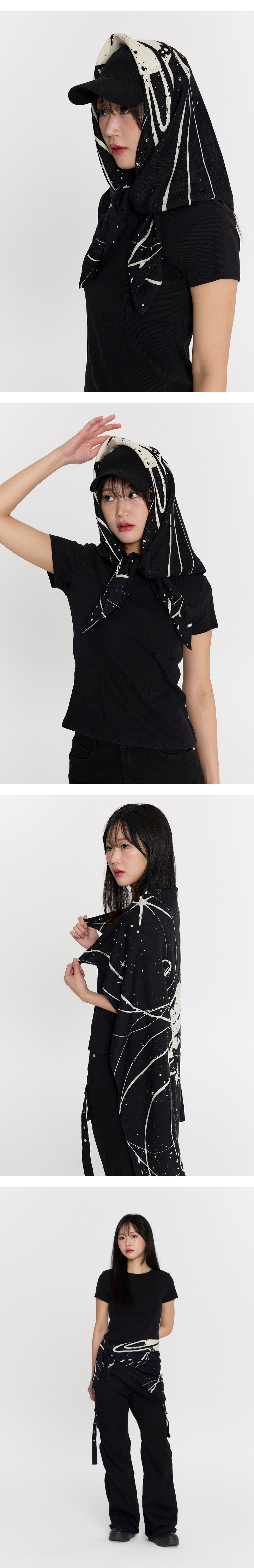 HAPPY THE 8 DAY [SCARF-8 style] 2 detail