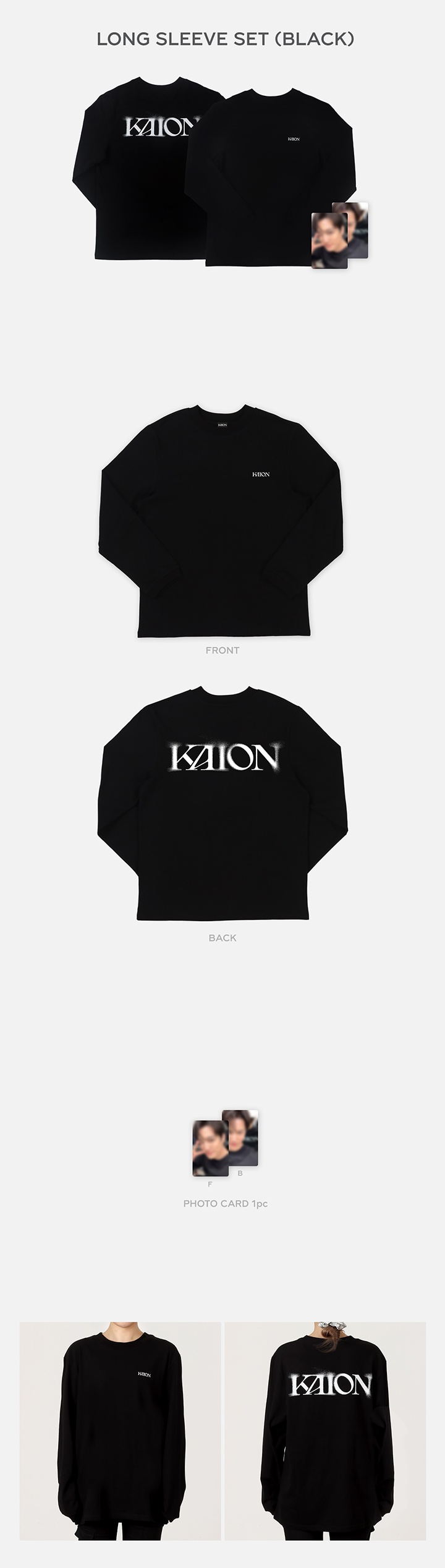 LONG SLEEVE SET (BLACK) 0 detail
