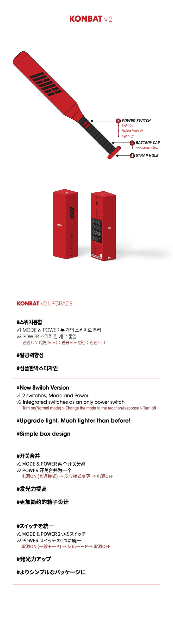 iKON KONBAT VER.2 0 detail