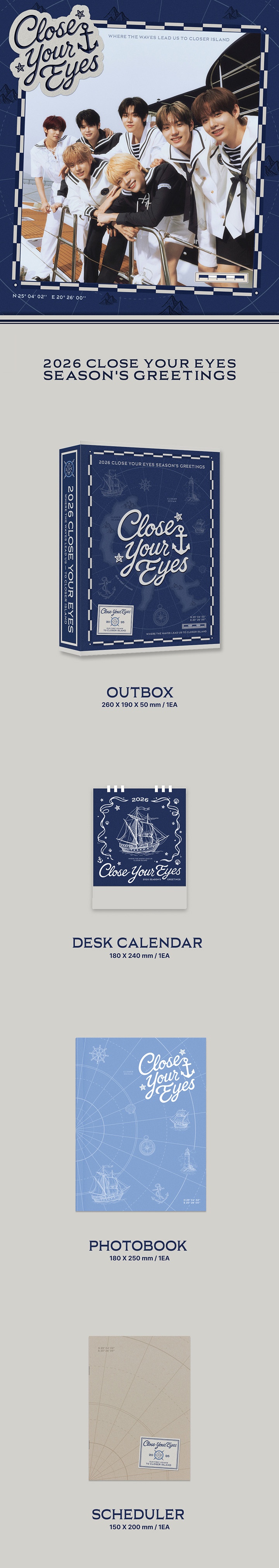 2026 CLOSE YOUR EYES SEASON'S GREETINGS 1 detail