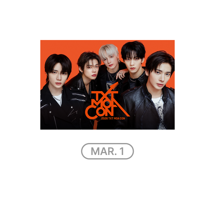 TOMORROW X TOGETHER | 2026 TXT MOA CON HD Single-view (3/1)