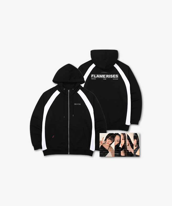LE SSERAFIM | Zip-Up Hoodie (Black)
