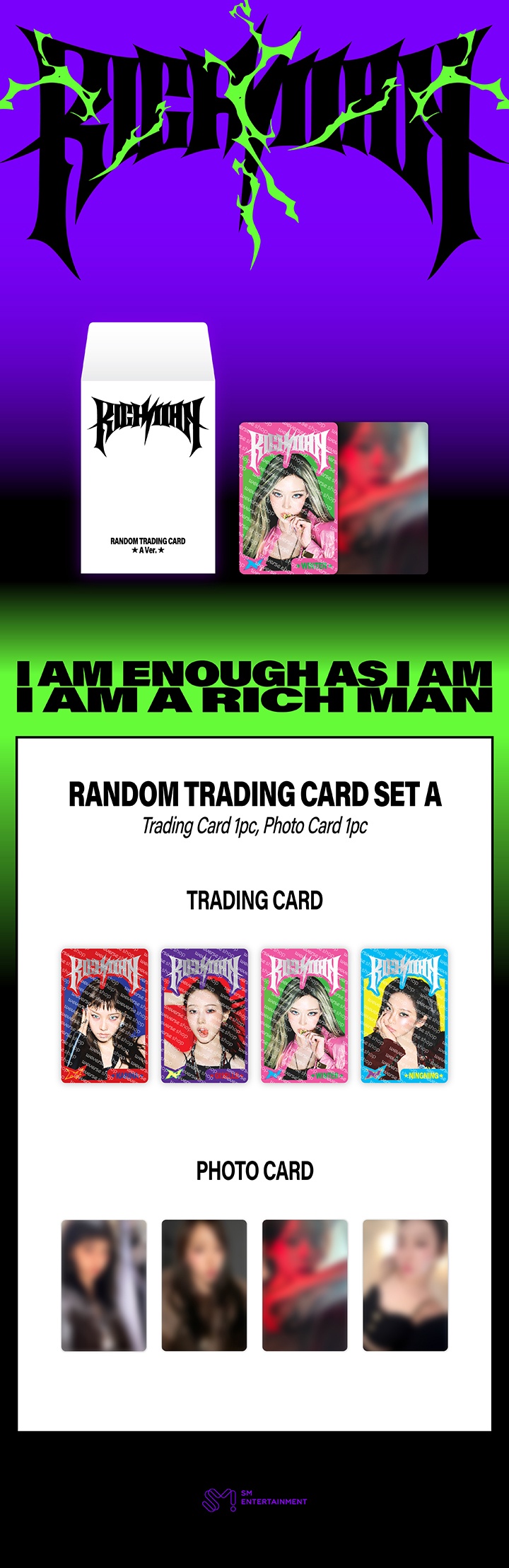 RANDOM TRADING CARD SET A 1 detail