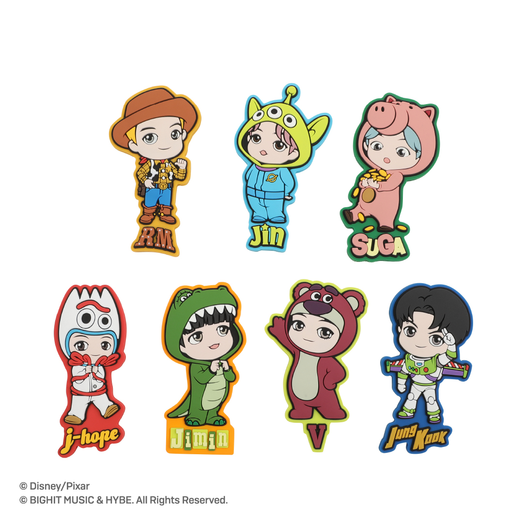 [TinyTAN | TOY STORY]PVC MAGNET SET