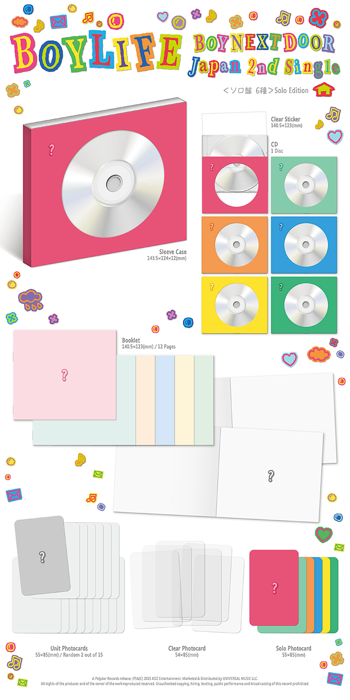 【sa出品】BOYNEXTDOOR『BOYS LIFE』 BOYNEXTDOOR - Japanese 2nd Single BOYLIFE (Limited Edition B