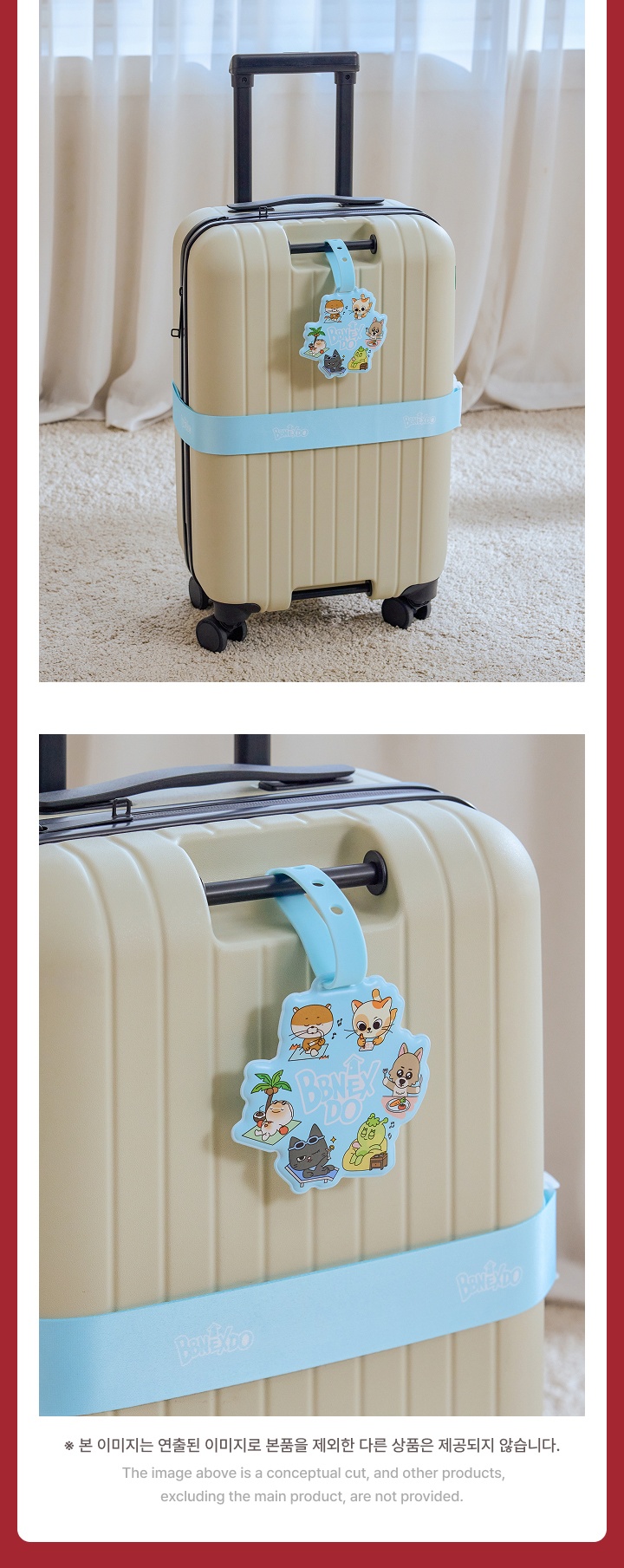 Luggage tag Set 2 detail