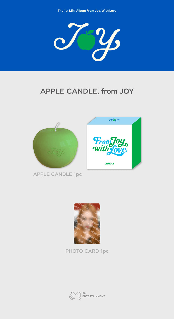 APPLE CANDLE, from. JOY 0 detail