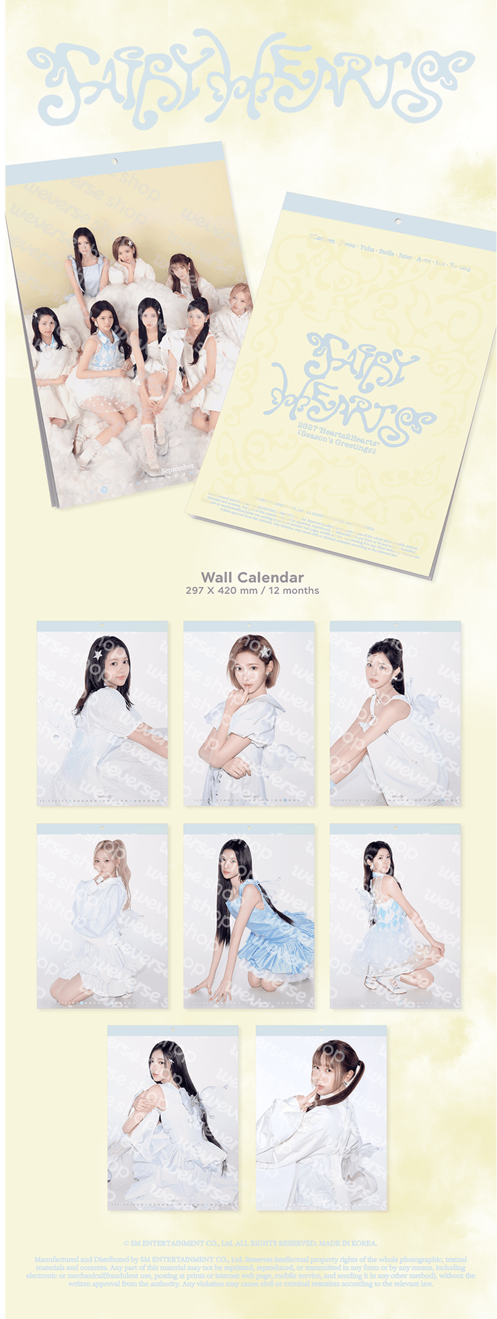 Hearts2Hearts 2027 Season's Greetings (Set) 2 detail