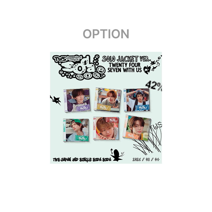 Japan 2nd Single「SODA SODA」Solo Jacket