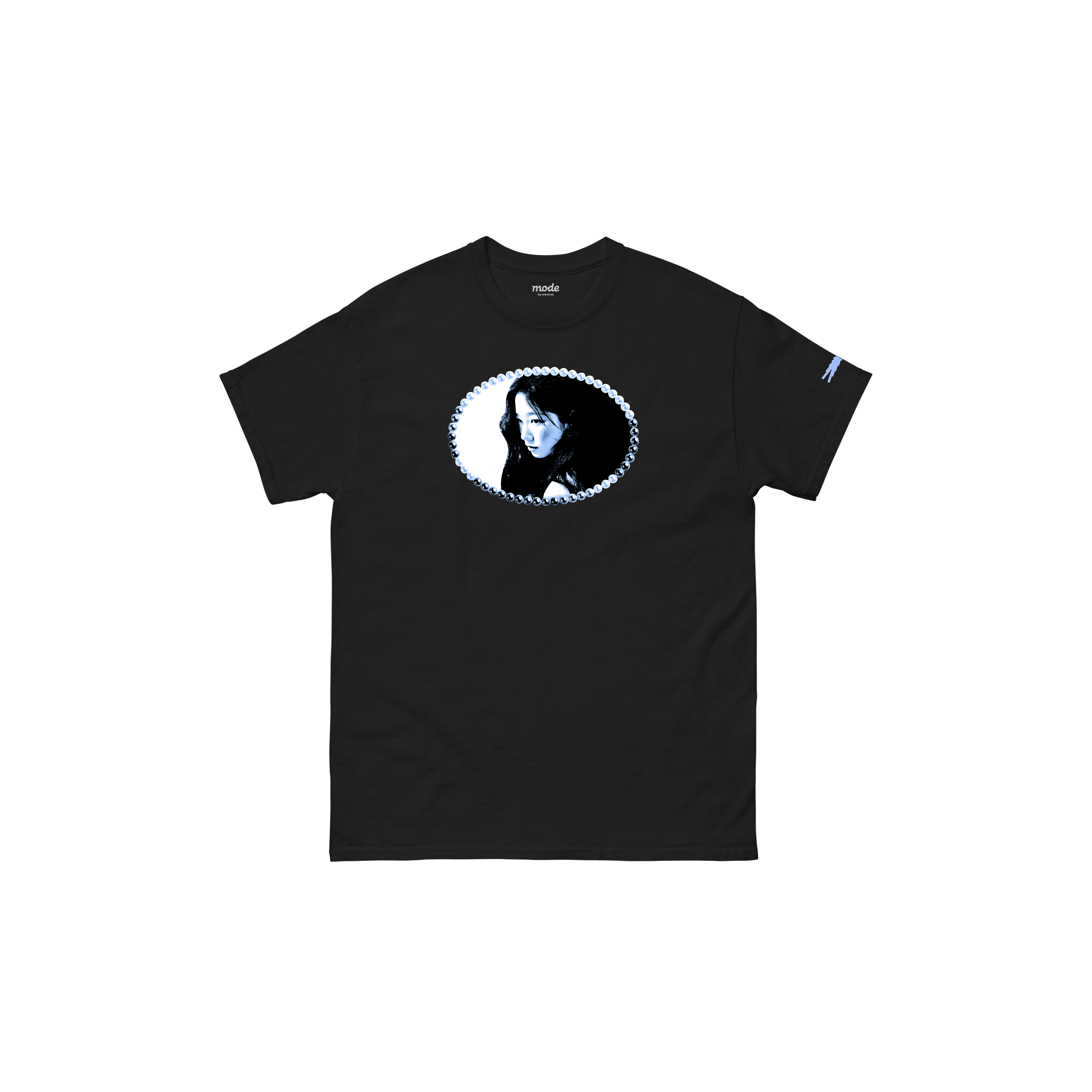 LE SSERAFIM | LE SSERAFIM Pearl Portrait S/S Tee [KAZUHA] (Black)