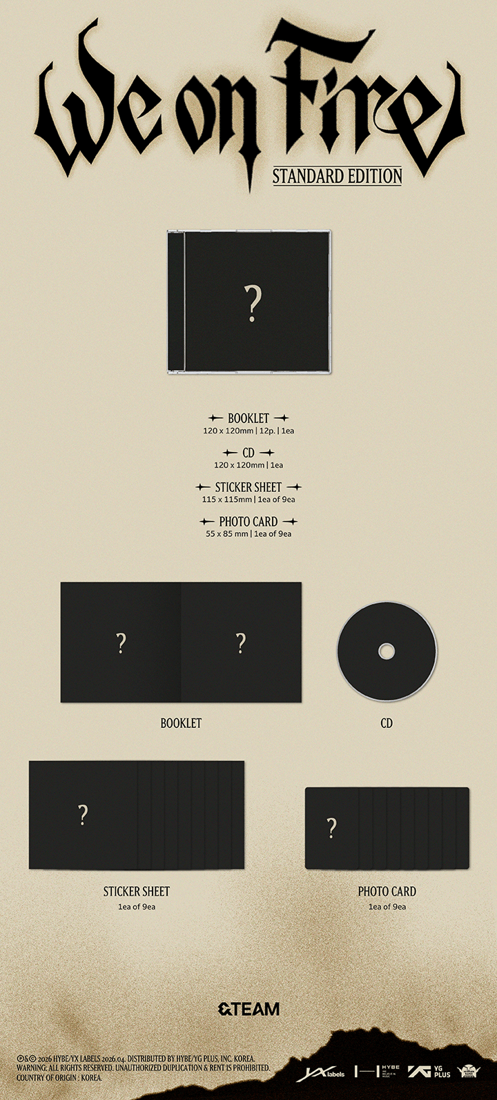 3rd EP 『We on Fire』 STANDARD EDITION 0 detail