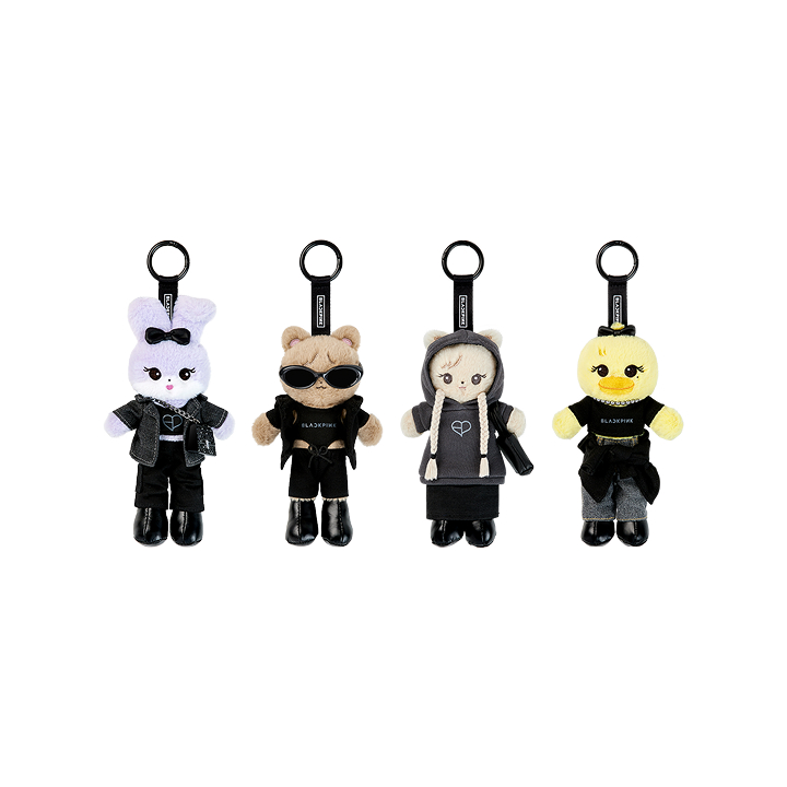 [BPCOLLECTION] BLACKPINK CHARACTER PLUSH KEYRING_LONG