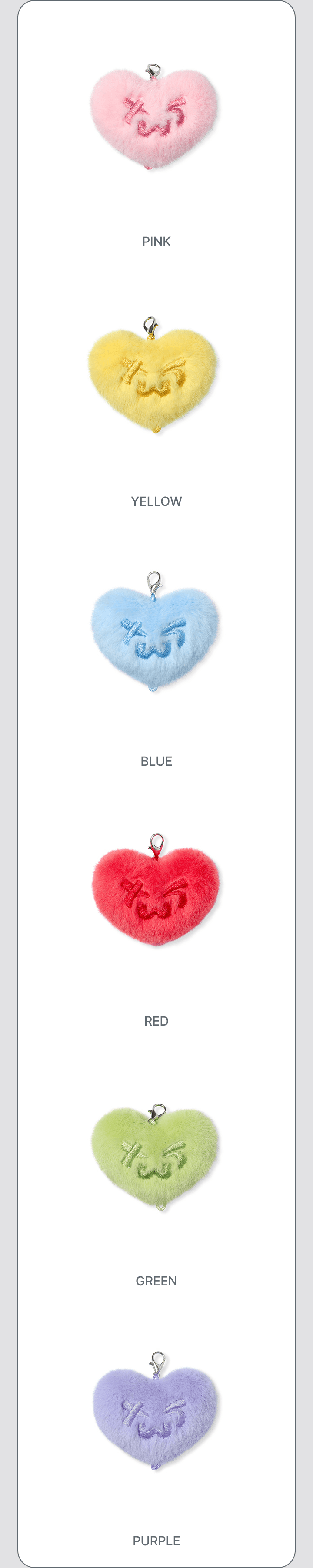Mini Heart Plush 1 detail