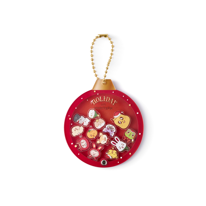 [MINITEEN]Acrylic Shaker Keyring Red