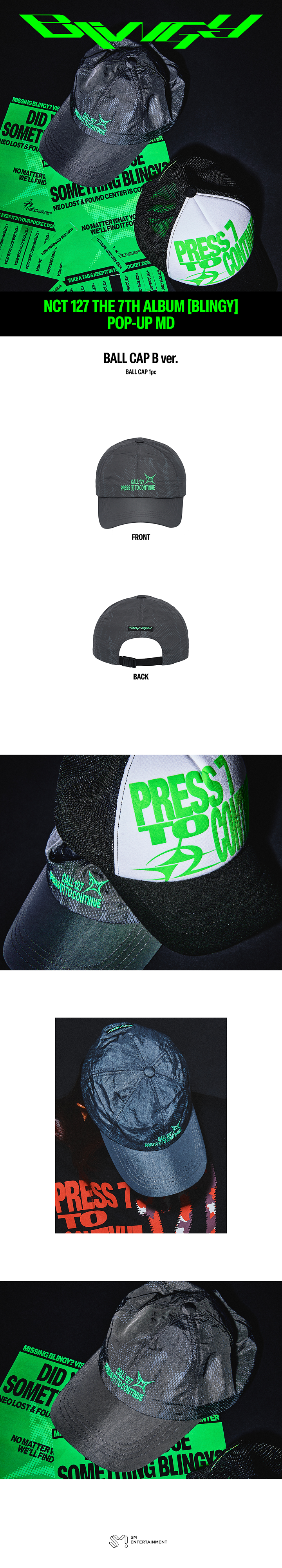BALL CAP_B ver. 1 detail