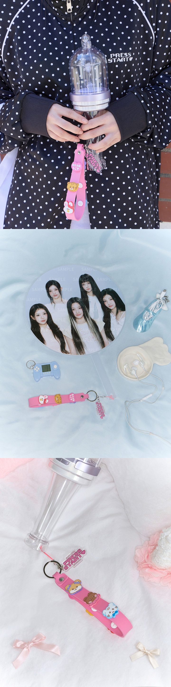 Official Light Stick Strap & Parts Set 3 detail