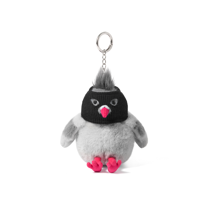 [ICONIC BY MISTAKE]Pigeon Plush Keyring