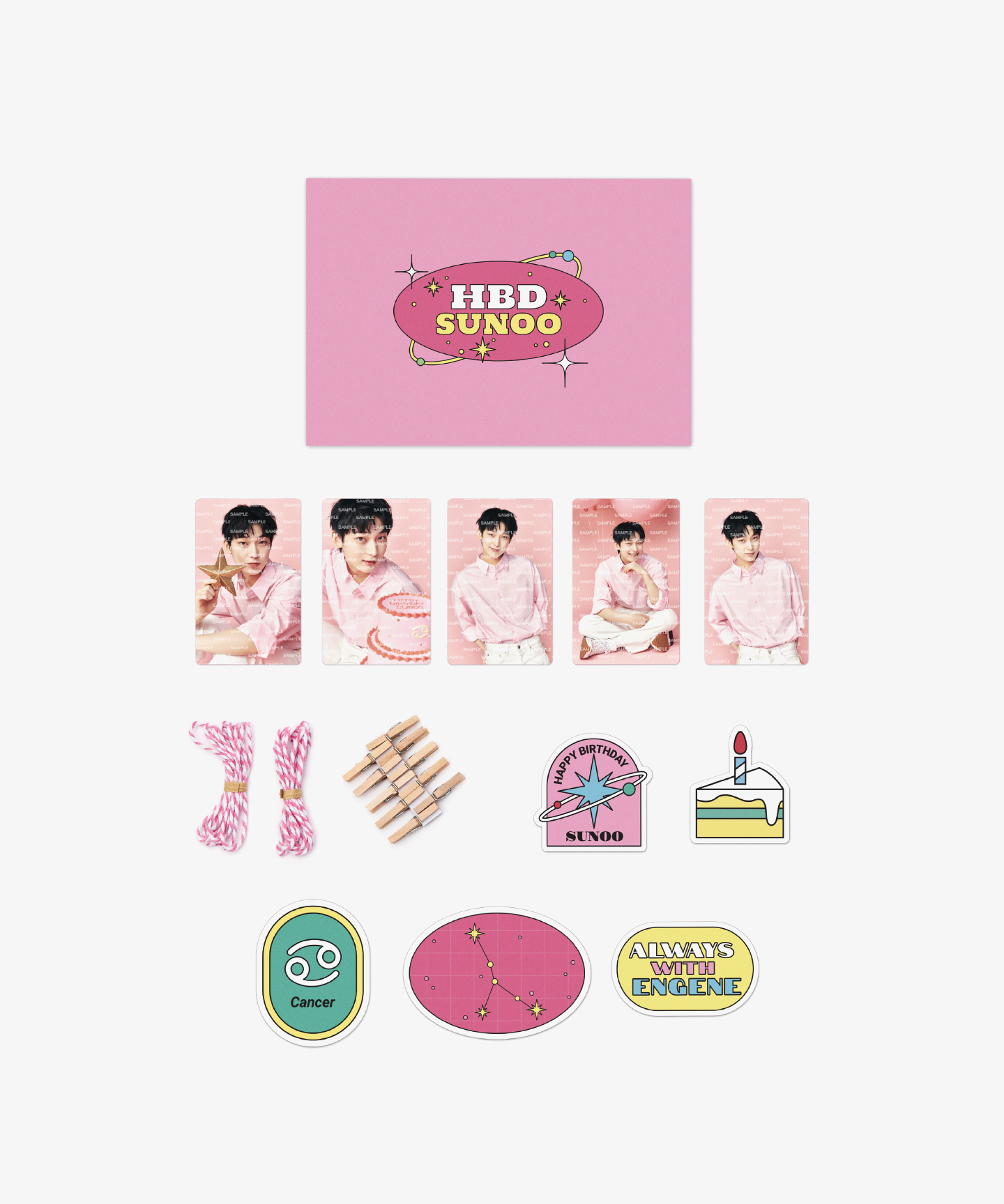 [SUNOO] DIY PHOTO CARD GARLAND