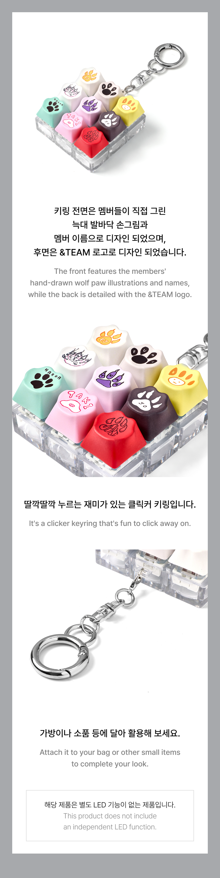 KEYCAP KEYRING 1 detail