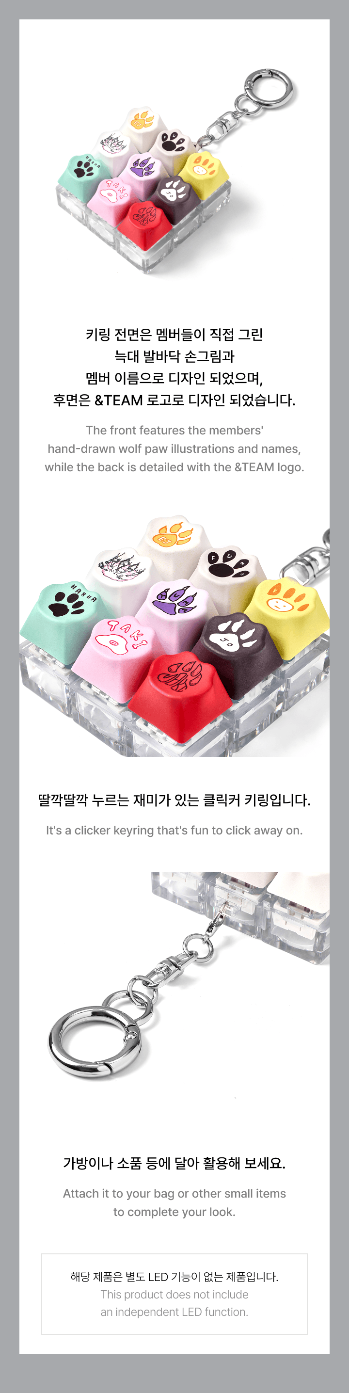 KEYCAP KEYRING 1 detail