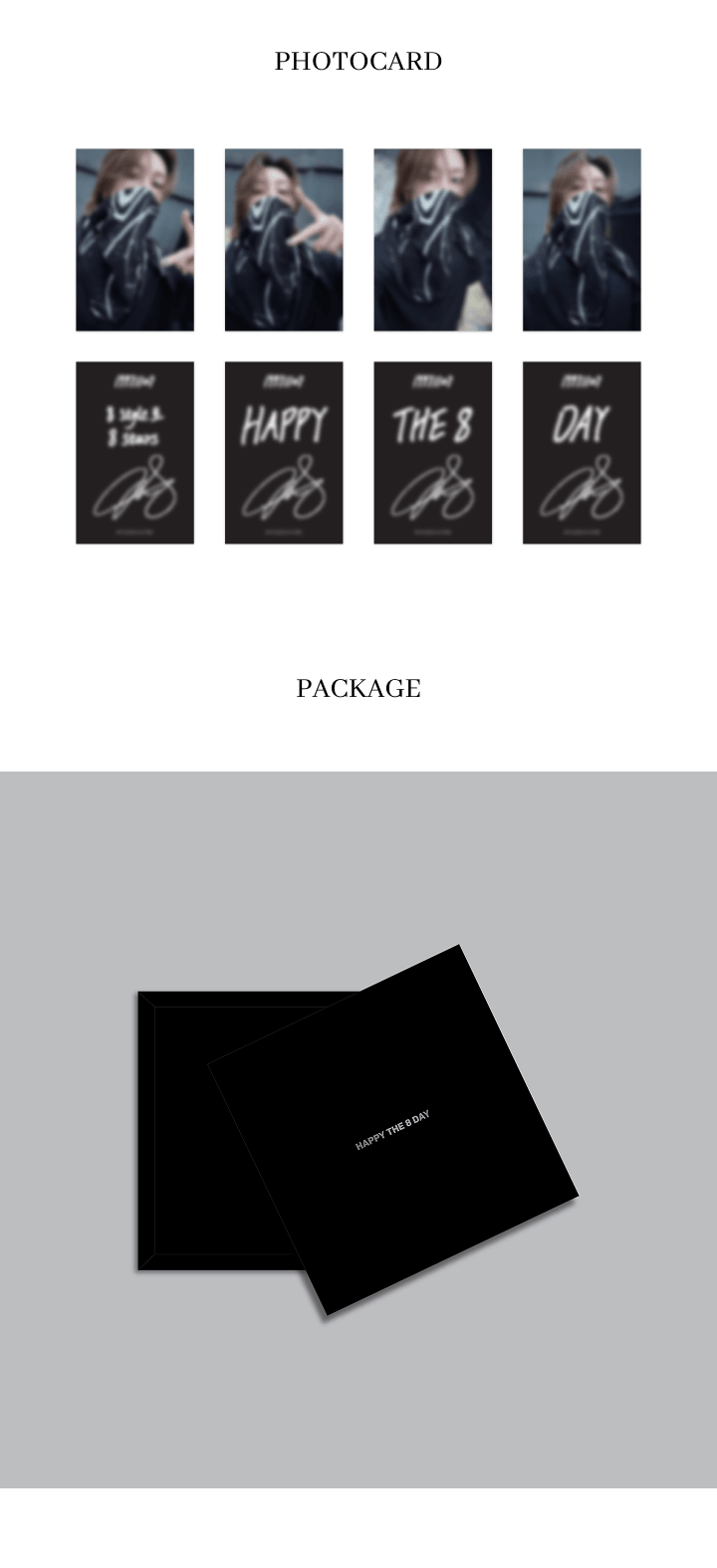 HAPPY THE 8 DAY [SCARF-8 style] 4 detail