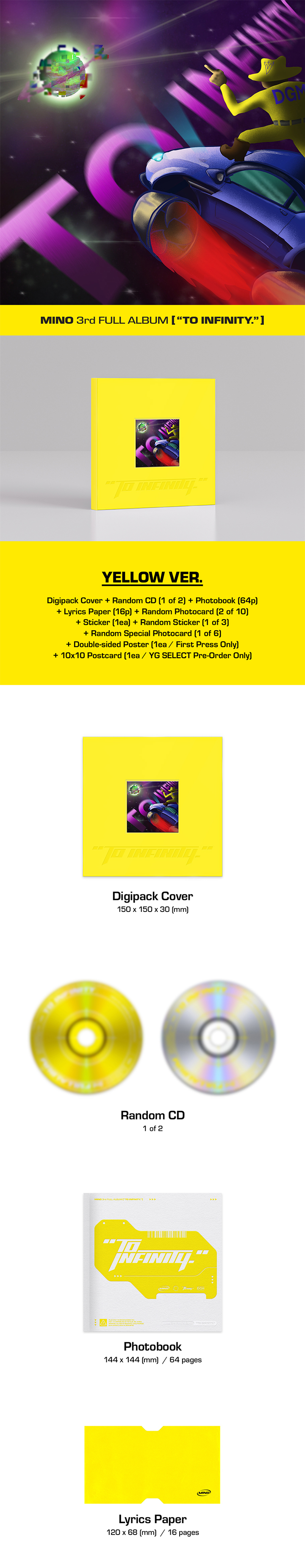 MINO 3rd FULL ALBUM (Options) 0 detail