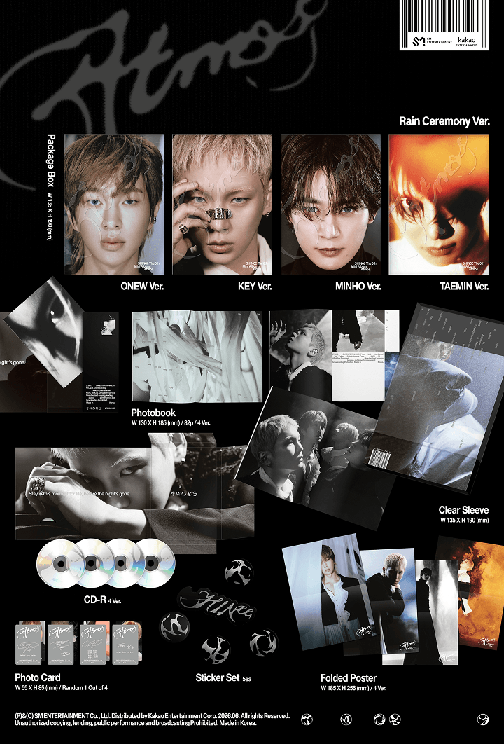 The 6th Mini Album [Atmos] (RaIn Ceremony Ver.) (ONEW Ver.) 1 detail