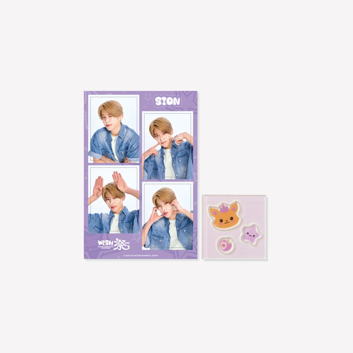 [WISH祭] 4カットフォト＋アクリルステッカーセット 2 detail