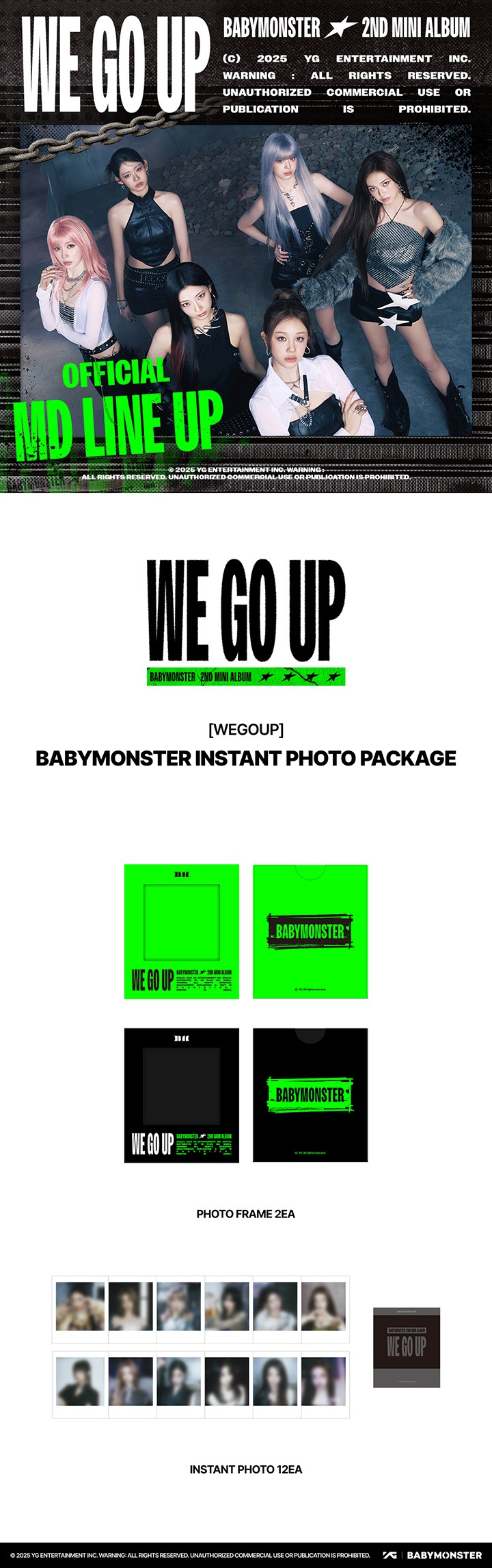 **BABYMONSTER [WEGOUP] - Instant Photo Package** — authentic K-POP merch sold by BYIT KPOP, fast worldwide shipping  - 100% authentic KPOP Goods by **BYIT KPOP** (Lightstick, Album, Keyring, Photo Card, MD, Figure etc KPOP Merch) - Worldwide shipping, Safe and Fast delivery guaranteed (официальный лайтстик, фанлайт, кей-поп мерч) — authentic K-POP goods (официальный мерч) sold by BYIT KPOP, worldwide shipping (доставка по всему миру)