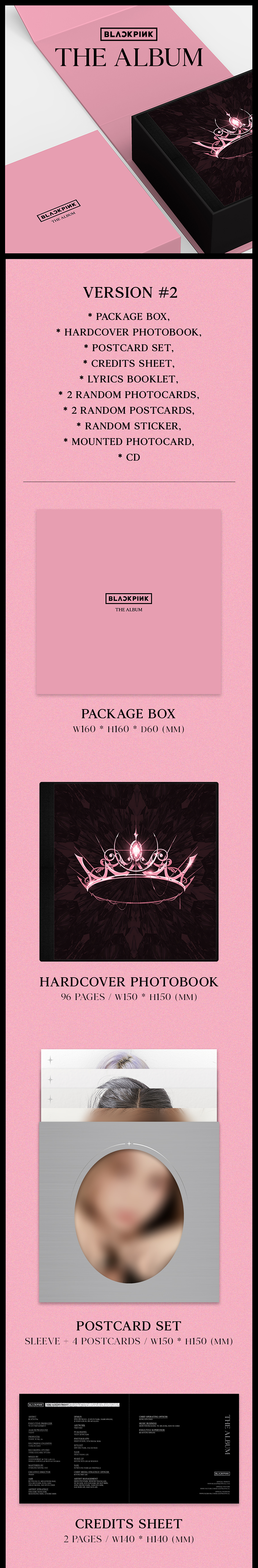 1st FULL ALBUM [THE ALBUM] Set 2 detail