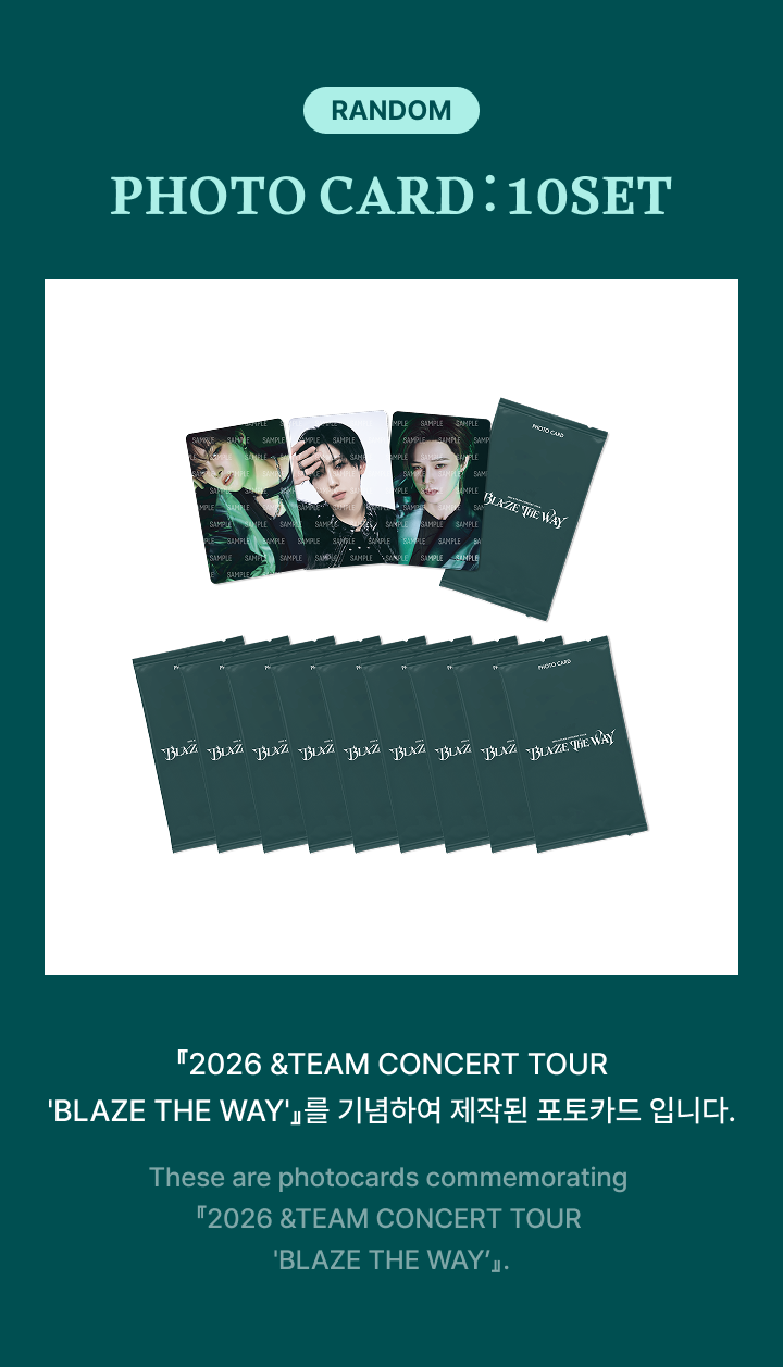 PHOTO CARD：10SET 1 detail