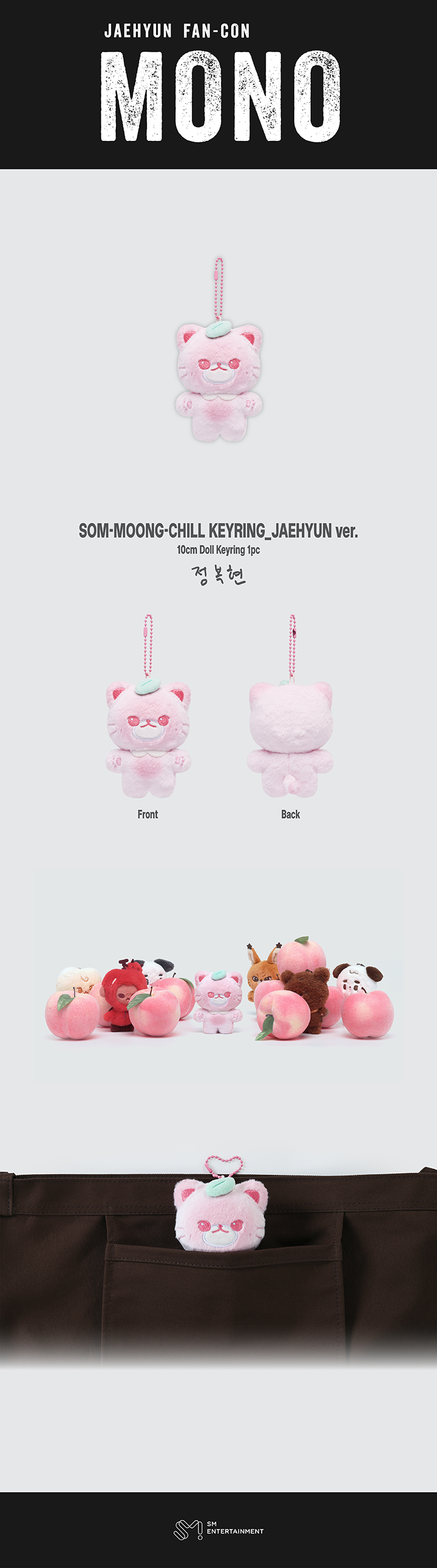 NCT 127 MONO Som-moong-chill Keyring_jaehyun Ver.