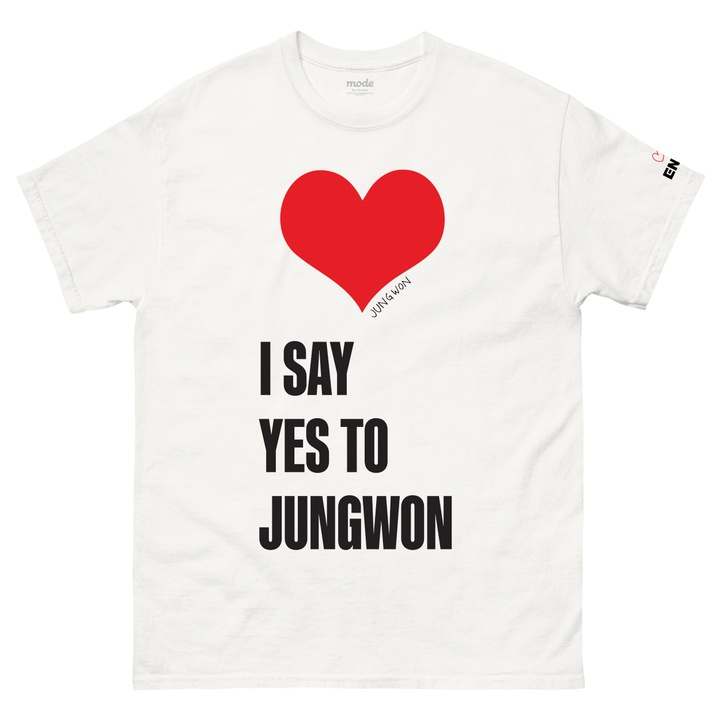 [JUNGWON] I SAY YES S/S Tee (White)