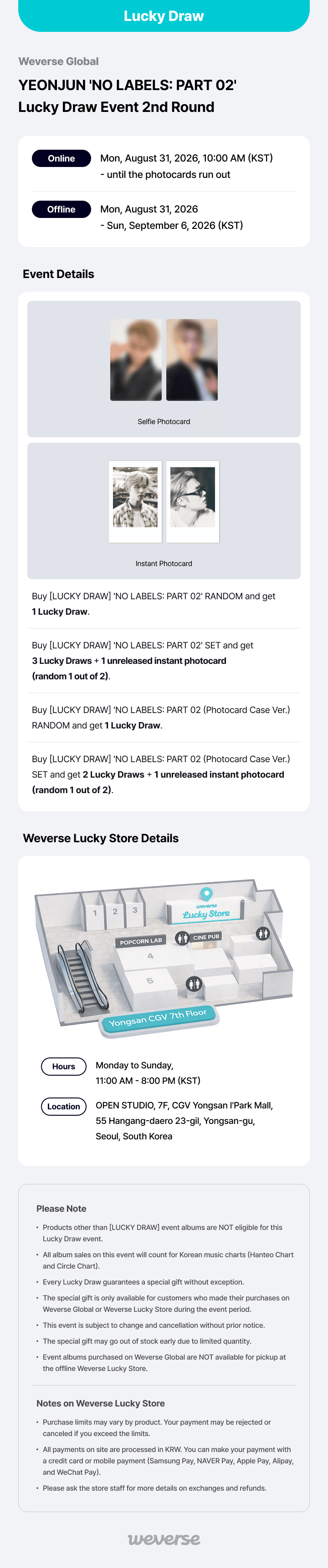 [LUCKY DRAW] 'NO LABELS: PART 02 (Photocard Case Ver.)' (Random) 0 detail