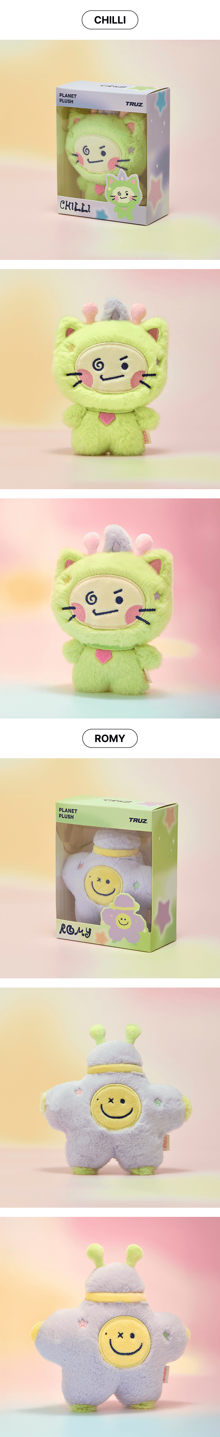 TRUZ PLANET mini PLUSH 2 detail