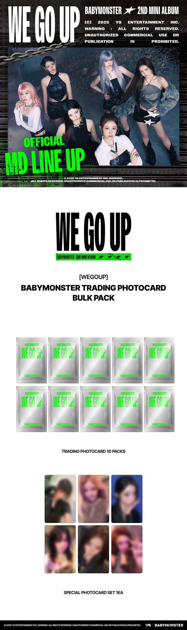 **BABYMONSTER [WEGOUP] - Trading Photocard Bulkpack** — authentic K-POP merch sold by BYIT KPOP, fast worldwide shipping  - 100% authentic KPOP Goods by **BYIT KPOP** (Lightstick, Album, Keyring, Photo Card, MD, Figure etc KPOP Merch) - Worldwide shipping, Safe and Fast delivery guaranteed (официальный лайтстик, фанлайт, кей-поп мерч) — authentic K-POP goods (официальный мерч) sold by BYIT KPOP, worldwide shipping (доставка по всему миру)