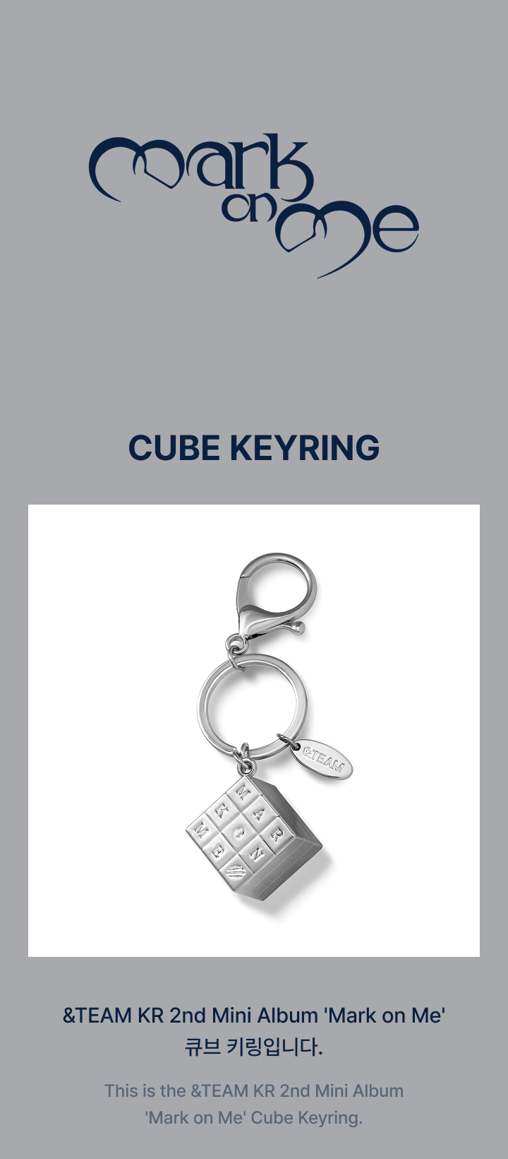 CUBE KEYRING 0 detail