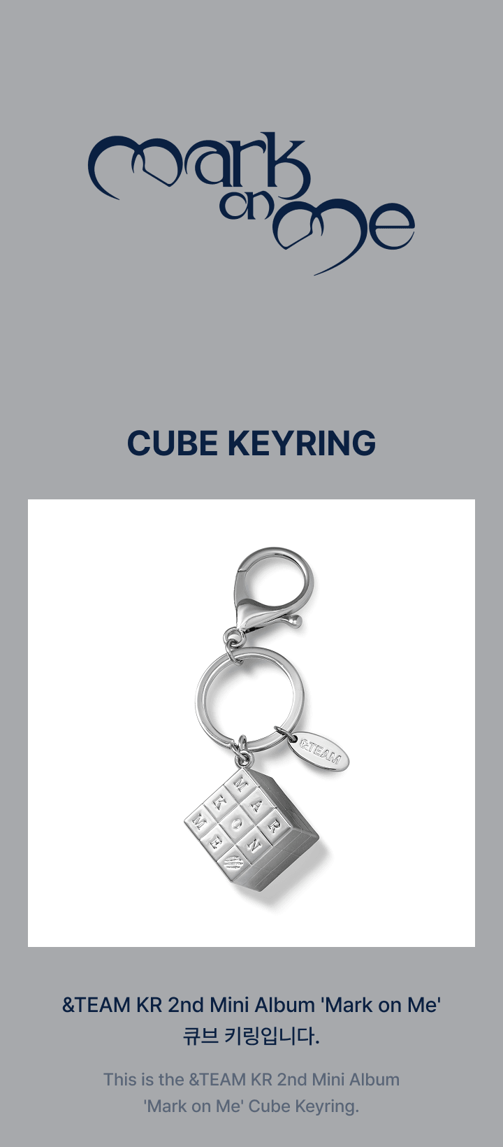CUBE KEYRING 0 detail