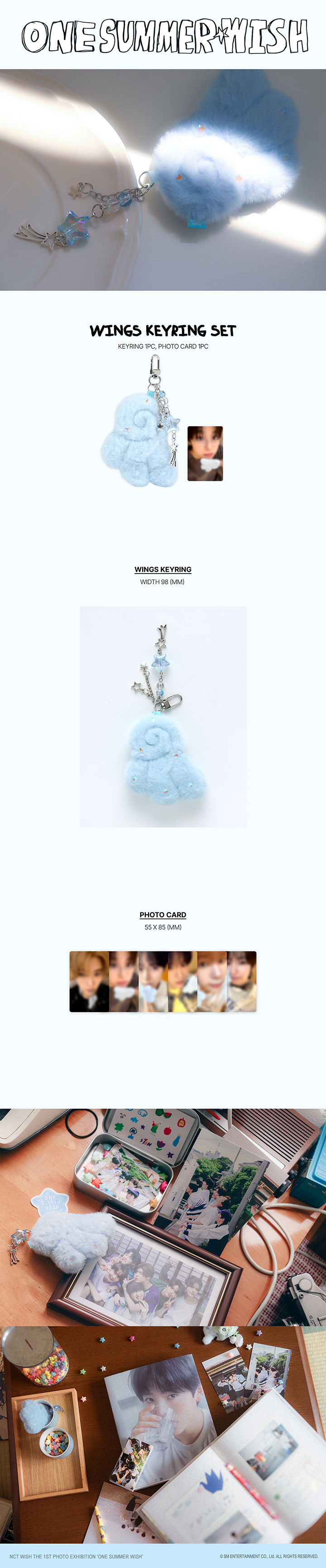 NCT WISH | WINGS KEYRING SET