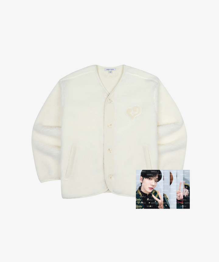 TOMORROW X TOGETHER | FLEECE JACKET (Ivory)