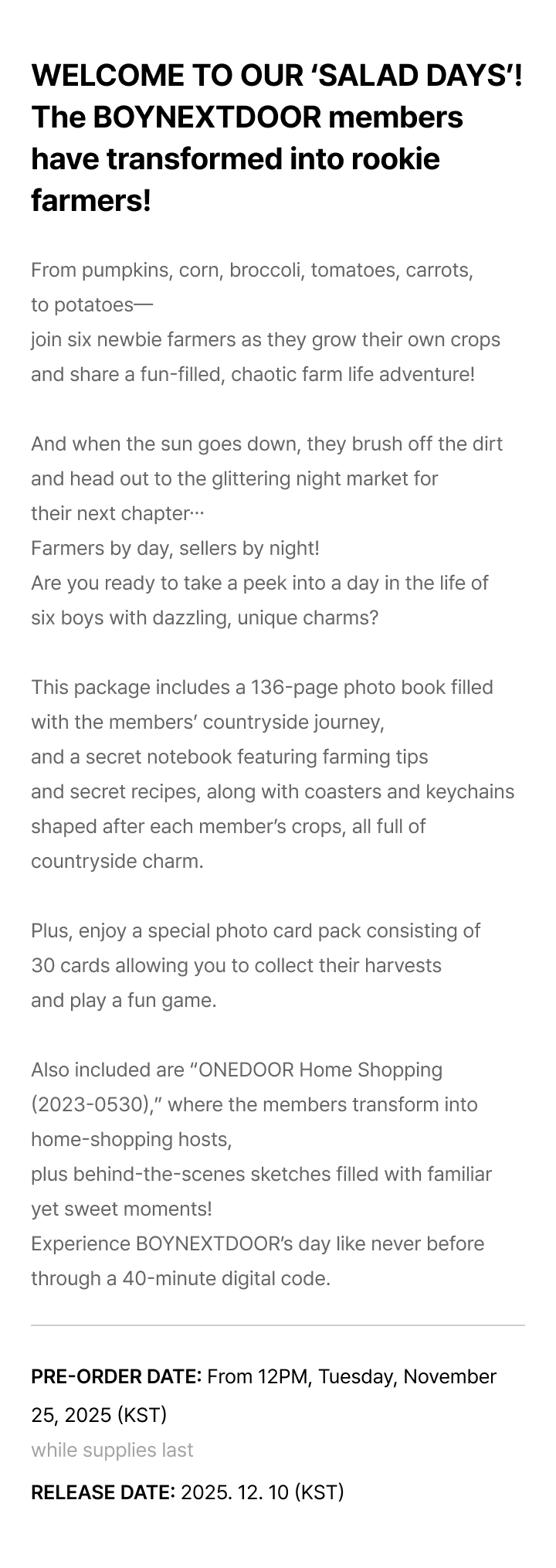 BOYNEXTDOOR 2026 SEASON’S GREETINGS 4 detail