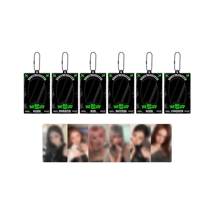 [WEGOUP] BABYMONSTER PVC PHOTOCARD HOLDER_0
