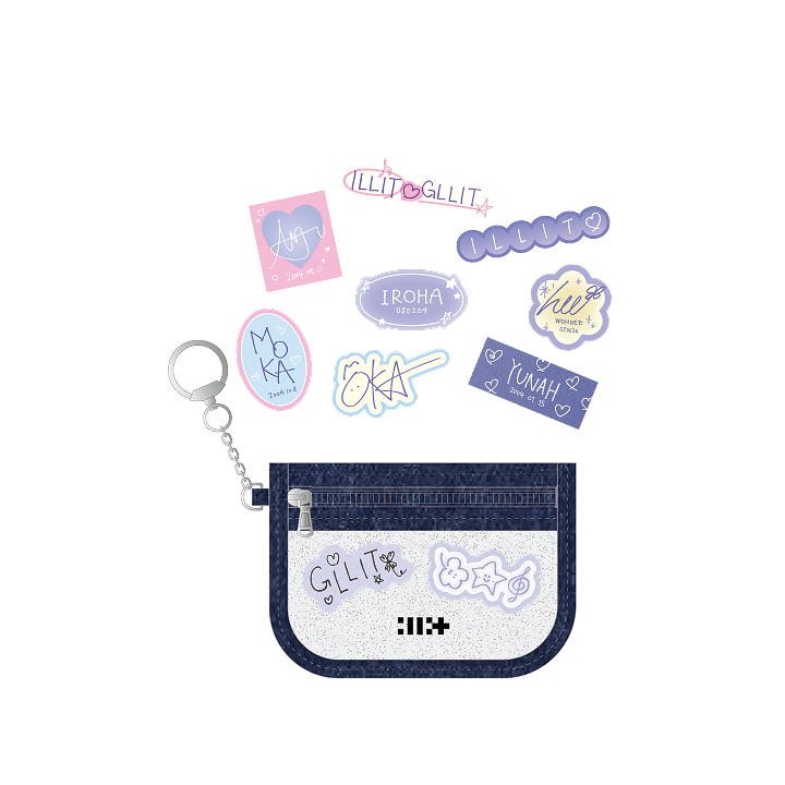 Weverse Con Festival | [ILLIT] PVC Pouch & Sticker Set