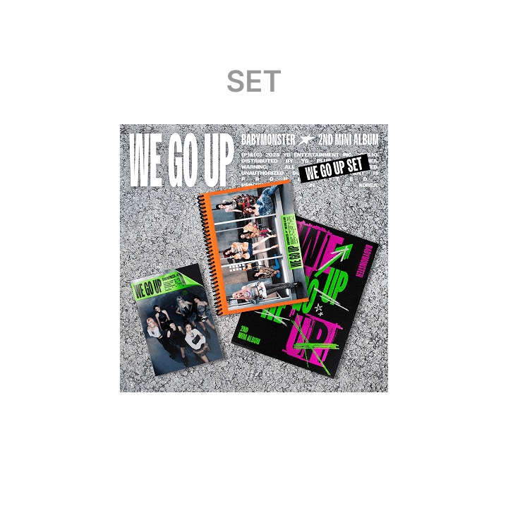 BABYMONSTER 2nd MINI ALBUM [WE GO UP] WE GO UP SET