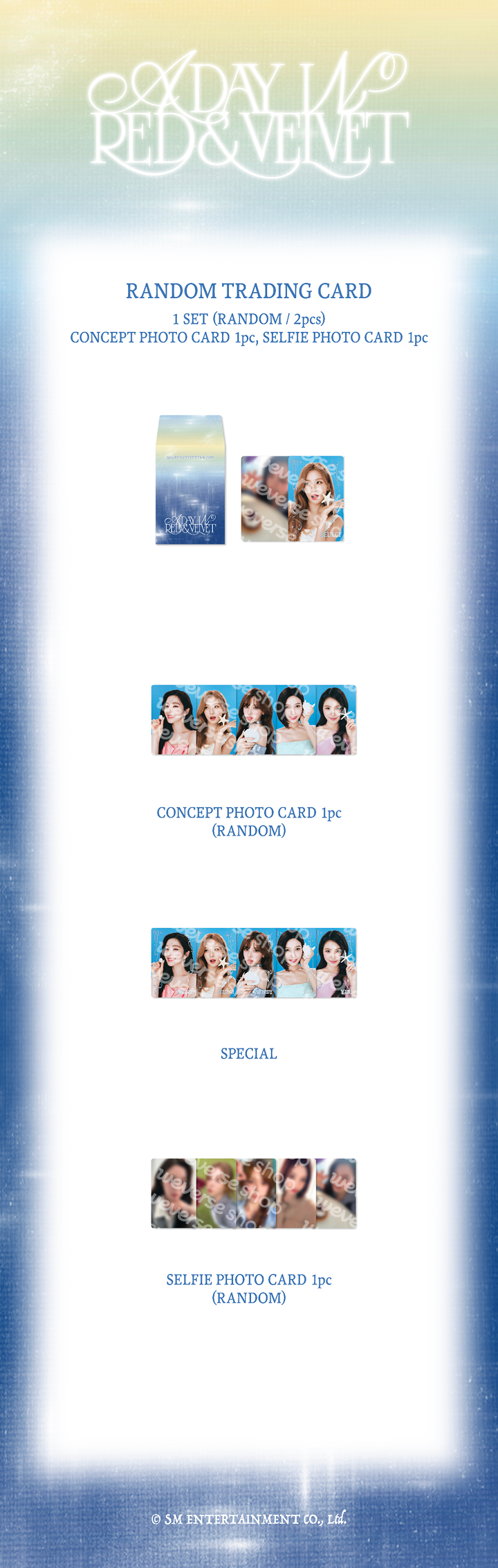 Red Velvet A Day in Red & Velvet Random Trading Card